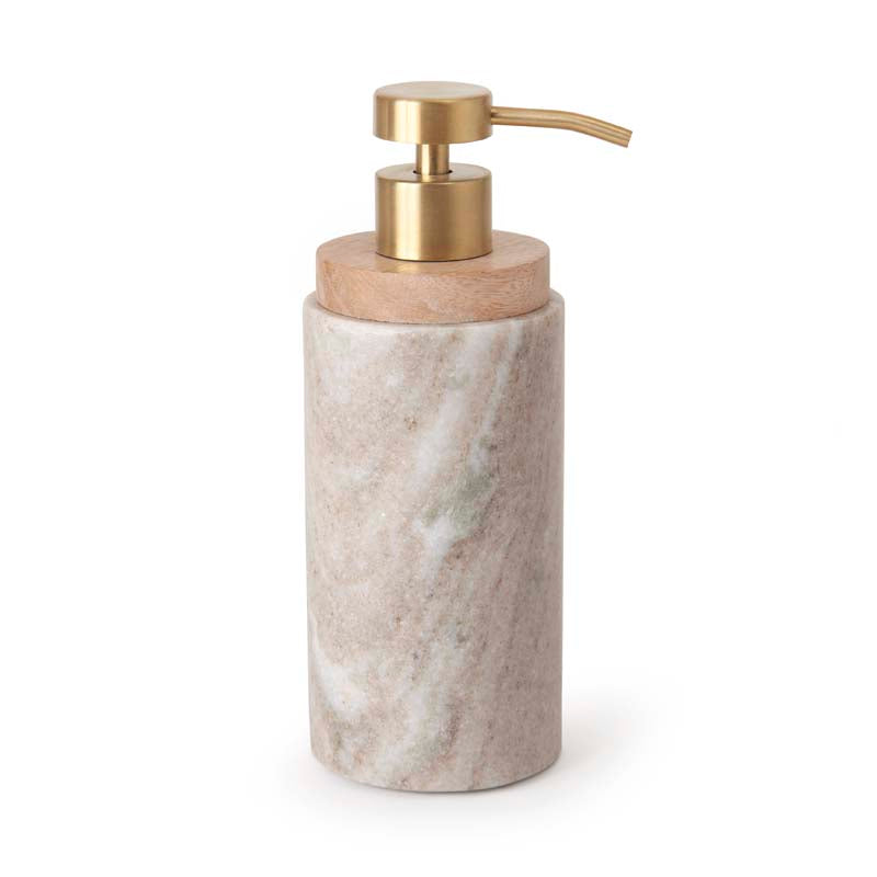 Marble & Mango Wood Soap Dispenser