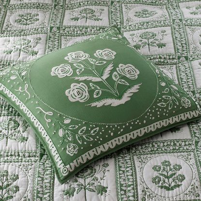 Artichoke Garden Decorative Square Pillow Cover