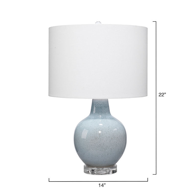 Blue Glaze Ceramic Table Lamp