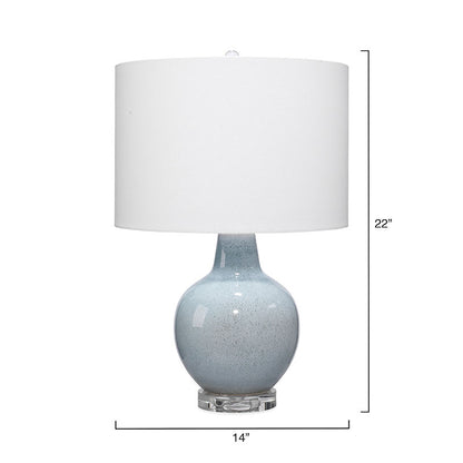 Blue Glaze Ceramic Table Lamp