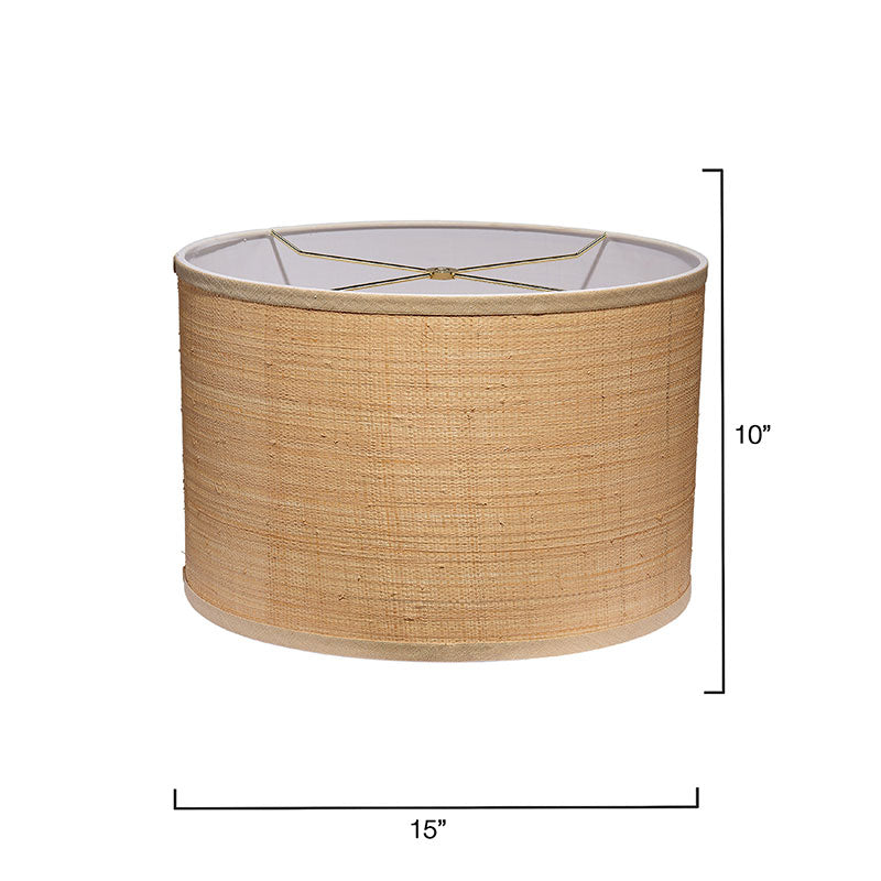 Natural Raffia Lamp Shade