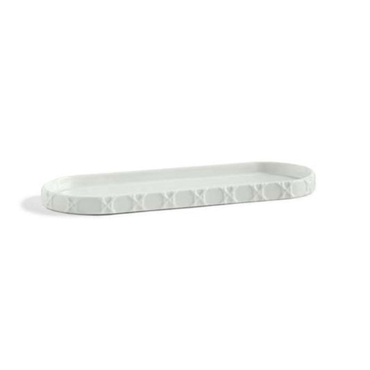 Porcelain Lattice Vanity Tray