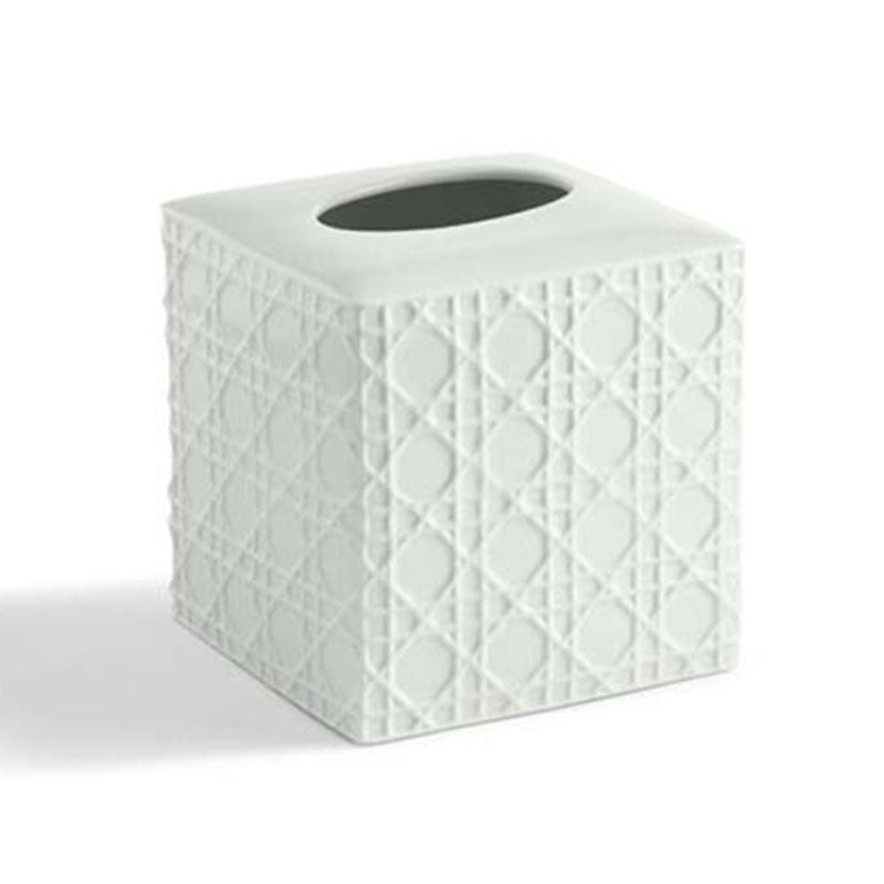 Porcelain Lattice Tissue Box