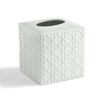 Porcelain Lattice Tissue Box