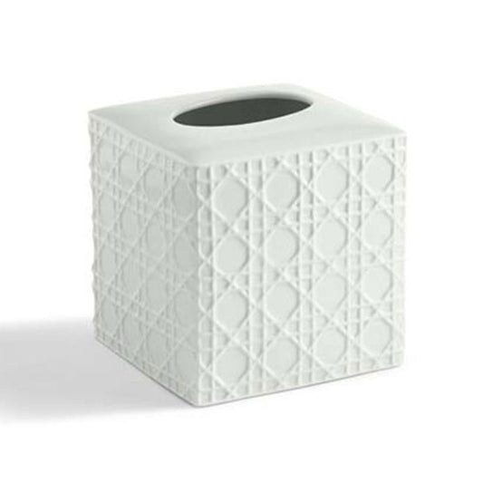Porcelain Lattice Tissue Box