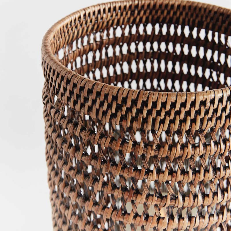 Handwoven Rattan Hurricane