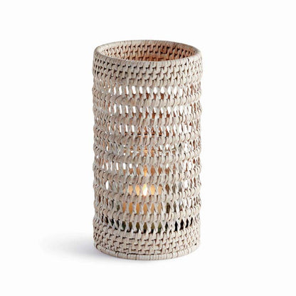 Handwoven Rattan Hurricane