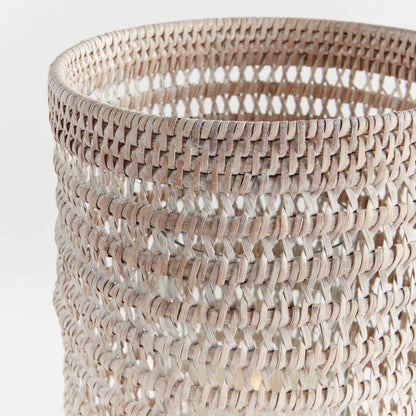 Handwoven Rattan Hurricane