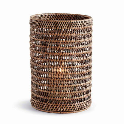 Handwoven Rattan Hurricane
