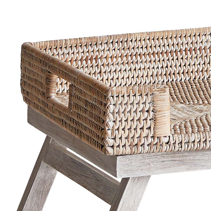 Handwoven Rattan Breakfast Tray