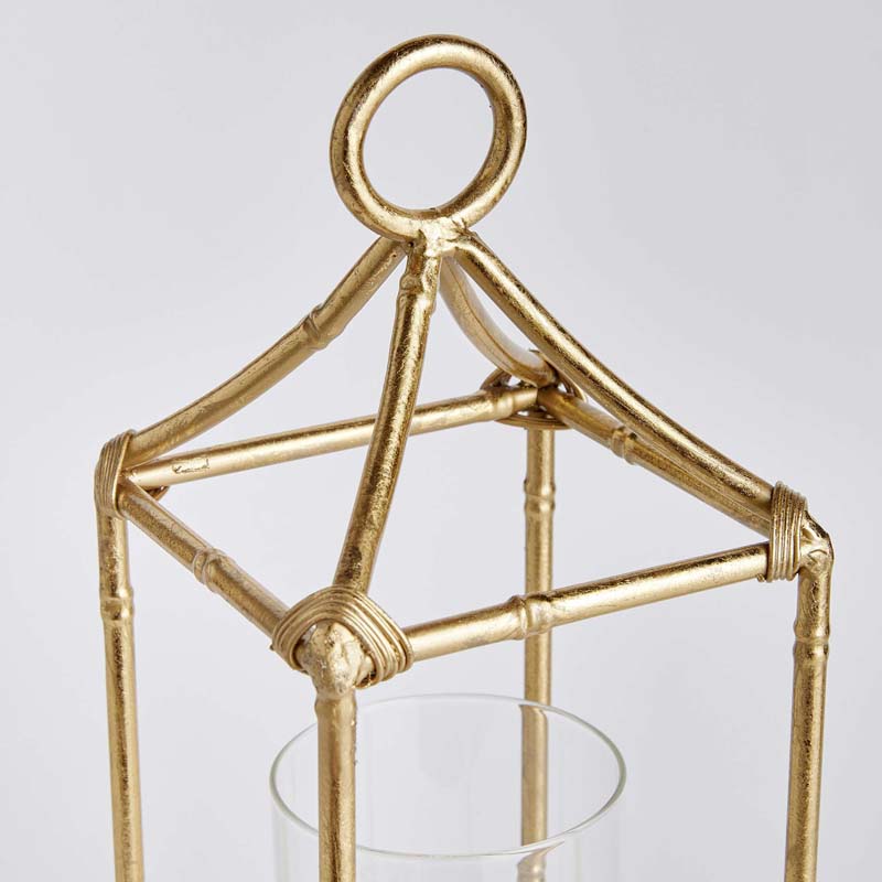 Faux Bamboo Lantern
