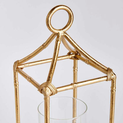 Faux Bamboo Lantern