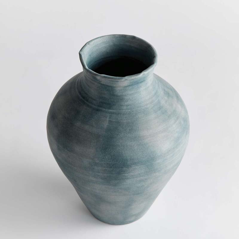 Handcrafted Matte Glazed Terracotta Vase
