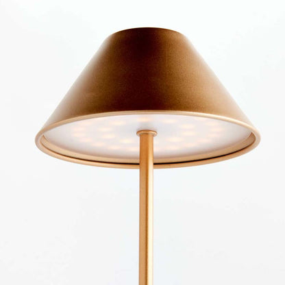 Metal Shade Rechargeable Cordless Lamp