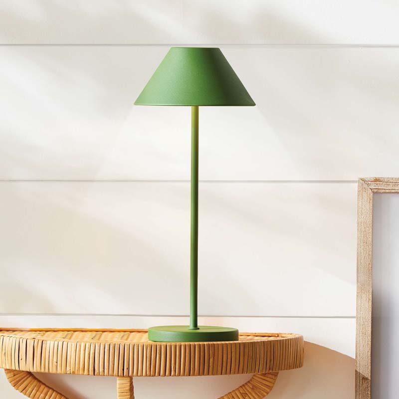Metal Shade Rechargeable Cordless Lamp