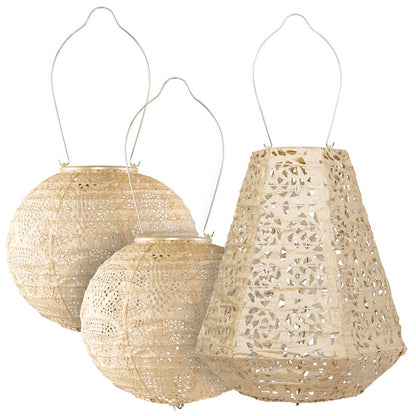 Soji™Stella Pearl Solar Lantern, Set of 3