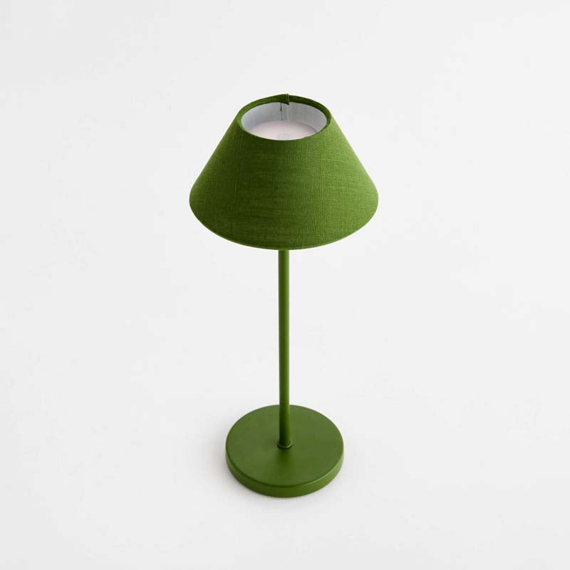 Linen Shade Rechargeable Cordless Lamp