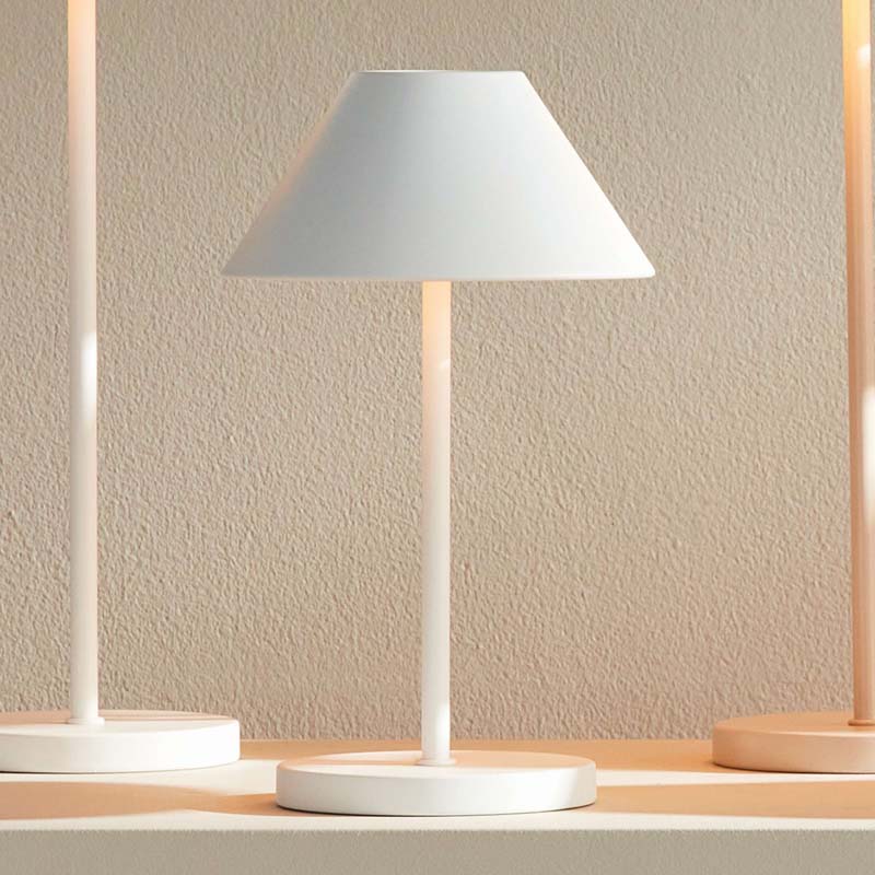 Metal Shade Rechargeable Cordless Lamp
