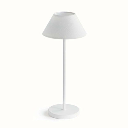 Linen Shade Rechargeable Cordless Lamp