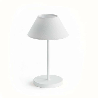Linen Shade Rechargeable Cordless Lamp