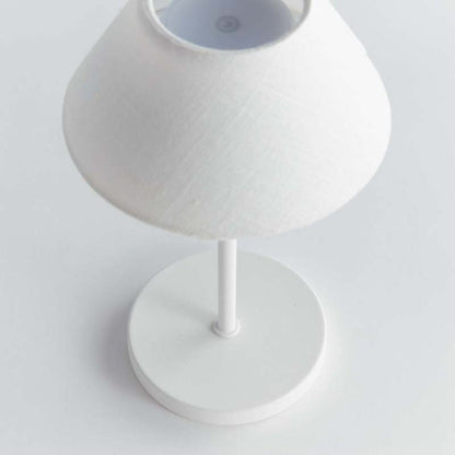 Linen Shade Rechargeable Cordless Lamp