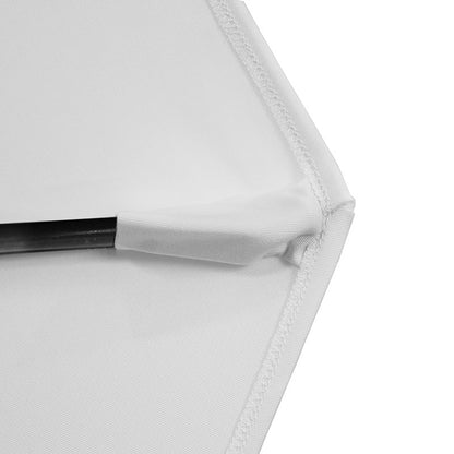Round Outdoor Patio Umbrella, Fiberglass with Twist Tilt