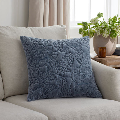 Fancy Floret Decorative Square Pillow Cover