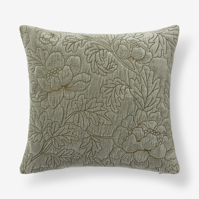 Fancy Floret Decorative Square Pillow Cover