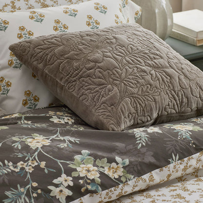Fancy Floret Decorative Square Pillow Cover