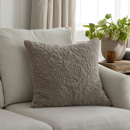 Fancy Floret Decorative Square Pillow Cover