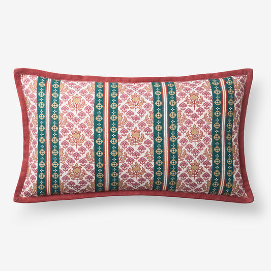 Vintage Wildflower Decorative Lumbar Pillow Cover
