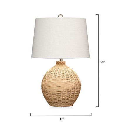 Rattan Table Lamp