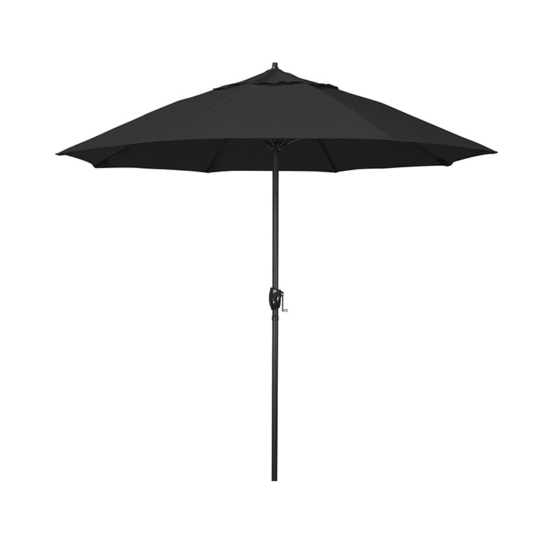 Round Outdoor Patio Umbrella, Aluminum with Auto Tilt Crank
