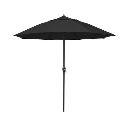 Round Outdoor Patio Umbrella, Aluminum with Auto Tilt Crank