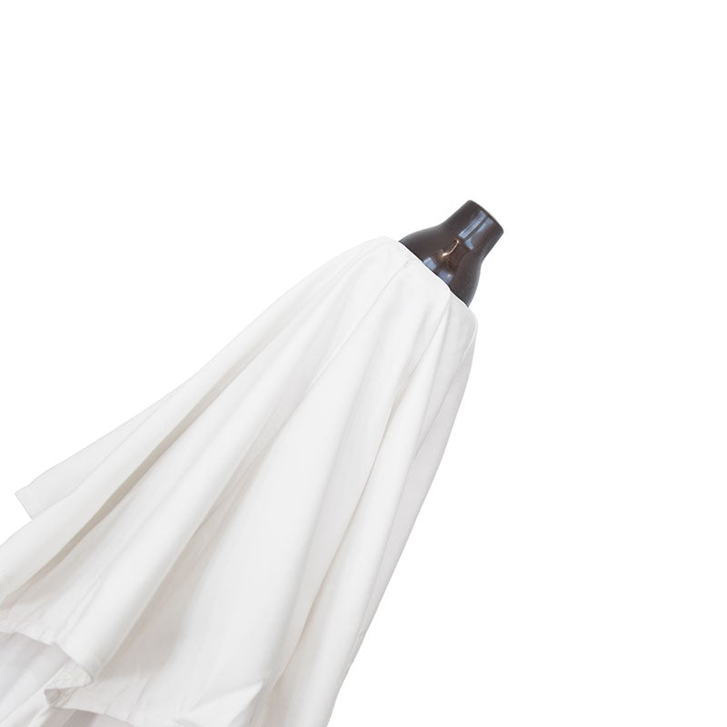 Round Outdoor Patio Umbrella, Aluminum with Auto Tilt Crank