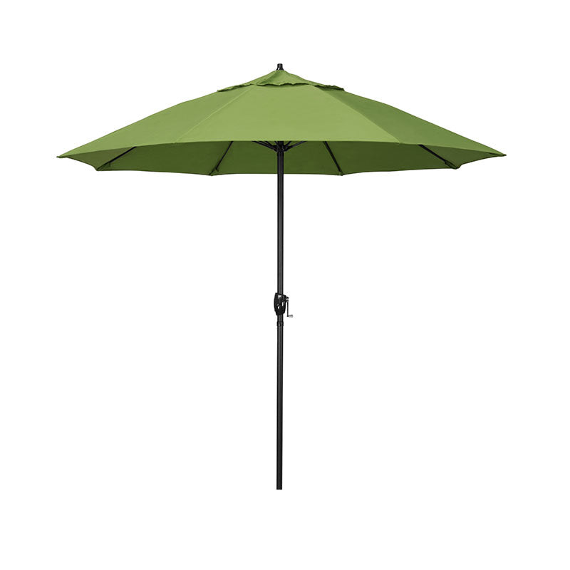 Round Outdoor Patio Umbrella, Aluminum with Auto Tilt Crank