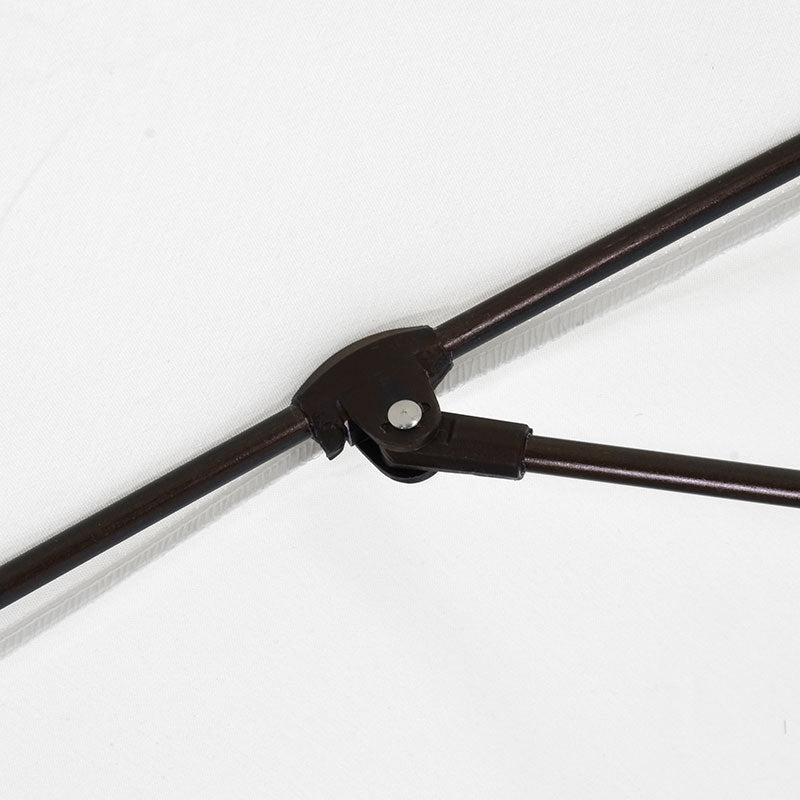 Round Outdoor Patio Umbrella, Aluminum with Auto Tilt Crank