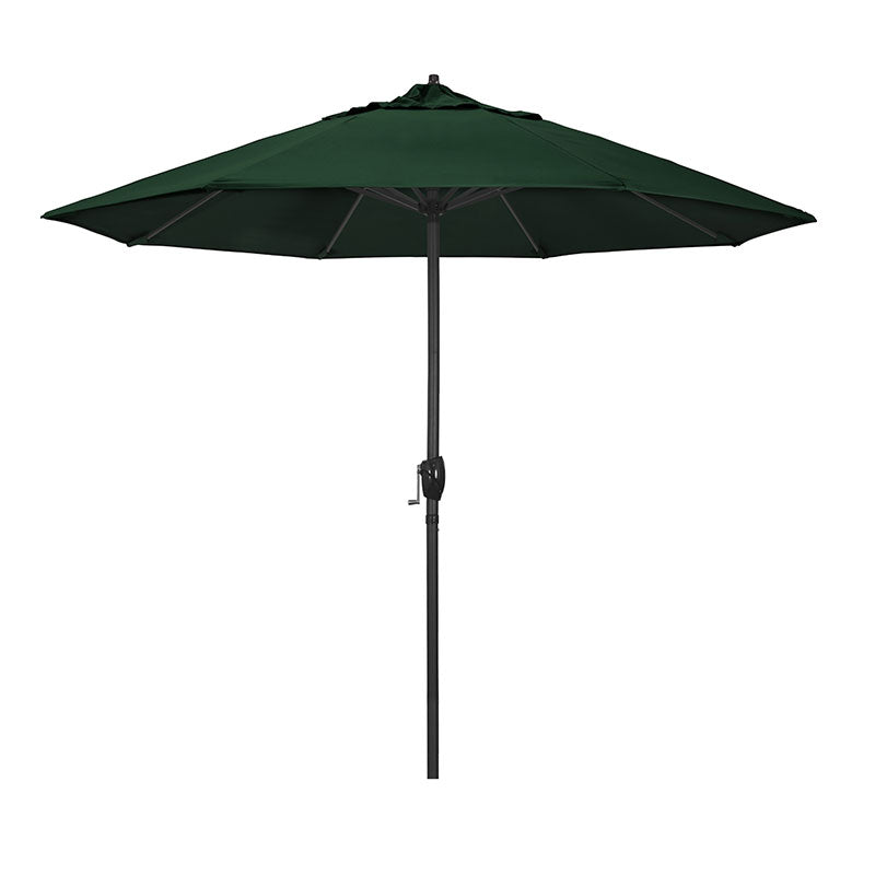 Round Outdoor Patio Umbrella, Aluminum with Auto Tilt Crank