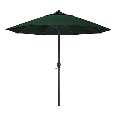 Round Outdoor Patio Umbrella, Aluminum with Auto Tilt Crank