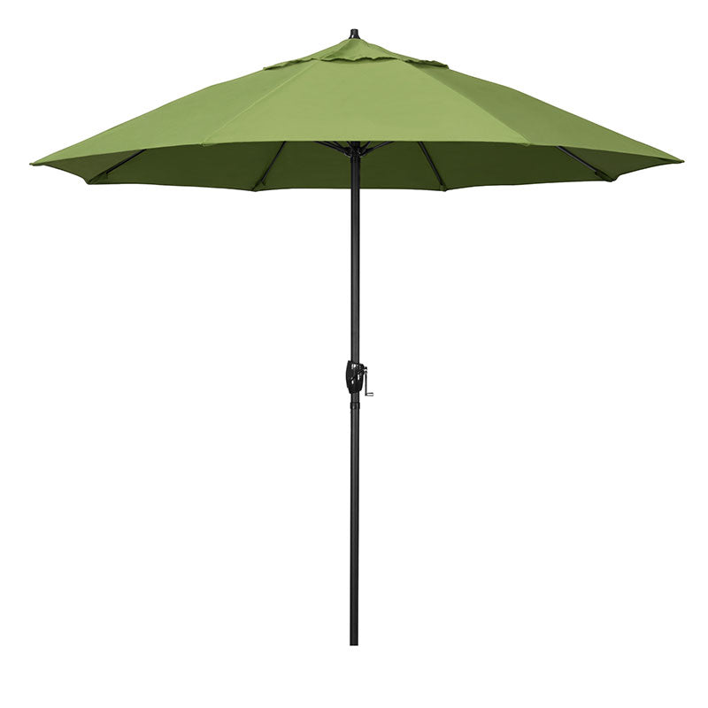 Round Outdoor Patio Umbrella, Aluminum with Auto Tilt Crank