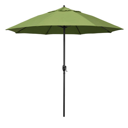 Round Outdoor Patio Umbrella, Aluminum with Auto Tilt Crank