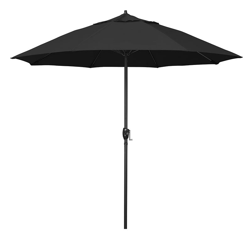 Round Outdoor Patio Umbrella, Aluminum with Auto Tilt Crank