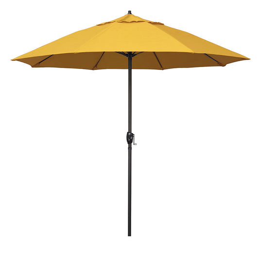 Round Outdoor Patio Umbrella, Aluminum with Auto Tilt Crank