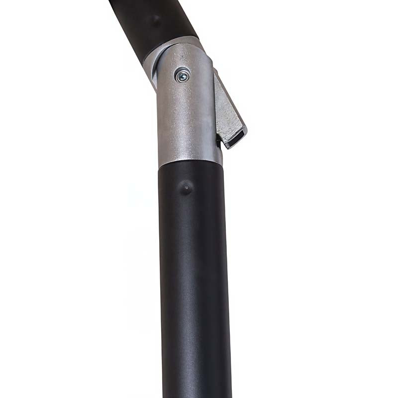 9' Round Double Scallop Outdoor Patio Umbrella, Aluminum with Auto Tilt and Crank Lift
