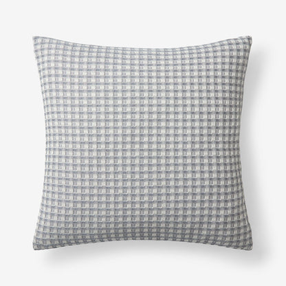Checkered Fringe Decorative Square Pillow Cover