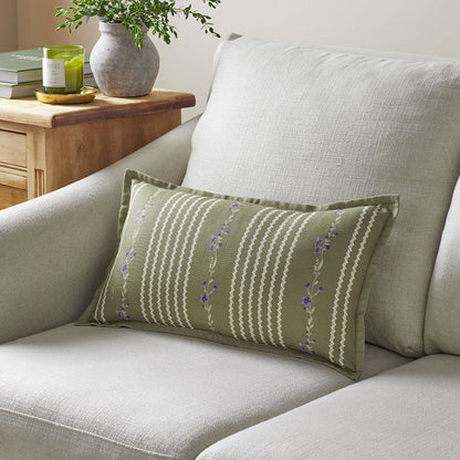 Garden Mist Decorative Lumbar Pillow Cover