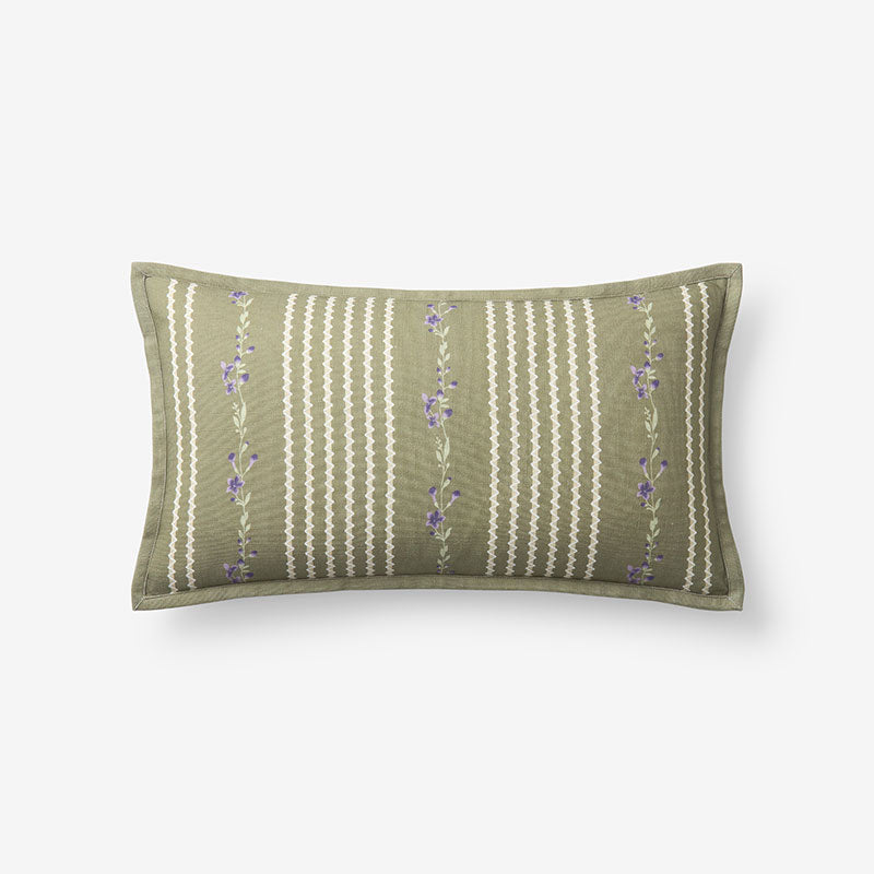 Garden Mist Decorative Lumbar Pillow Cover