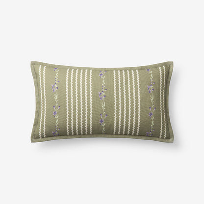 Garden Mist Decorative Lumbar Pillow Cover