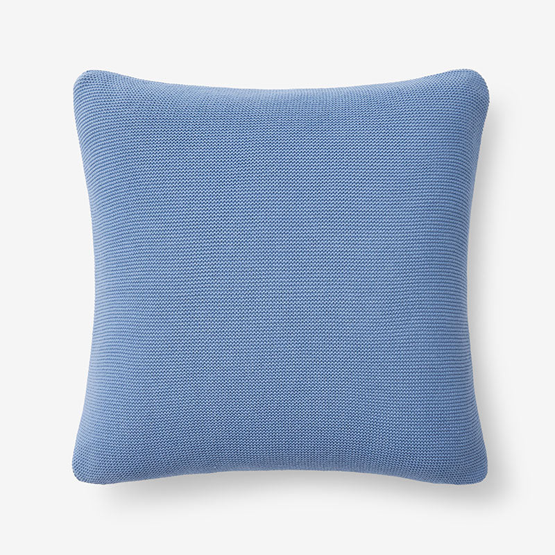 Classic All Season Breathable Cotton Knit Decorative Pillow Cover