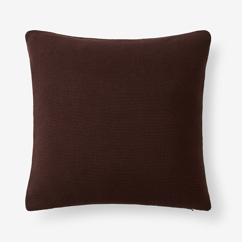 Classic All Season Breathable Cotton Knit Decorative Pillow Cover